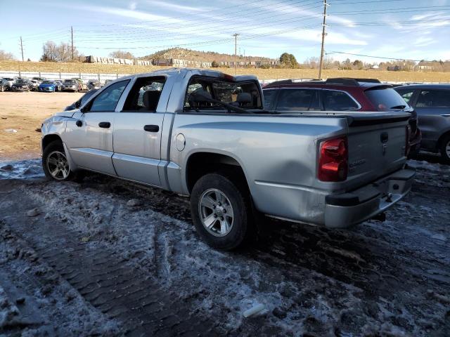 1D7HW48N68S562208 - 2008 DODGE DAKOTA QUAD SLT SILVER photo 2