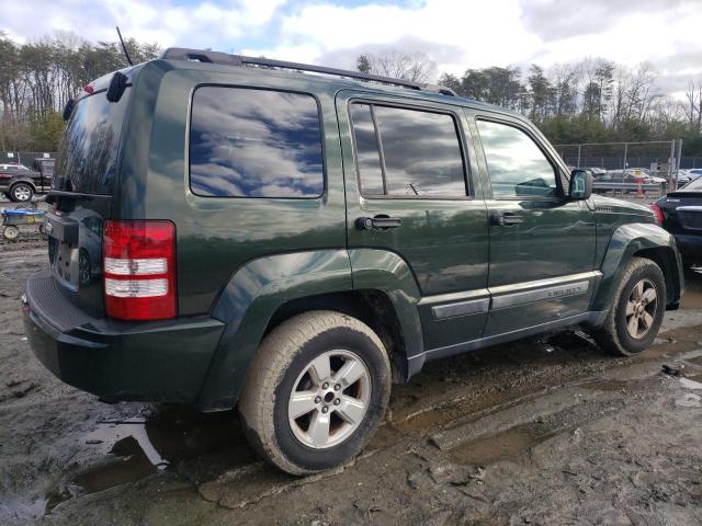 1J4PN2GKXBW593251 - 2011 JEEP LIBERTY SPORT GREEN photo 3