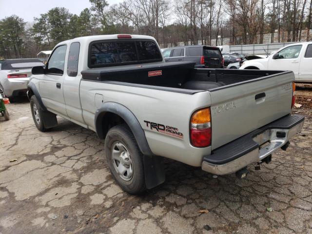 5TESM92NX1Z766376 - 2001 TOYOTA TACOMA XTRACAB PRERUNNER ბეჟი ფოტო 2