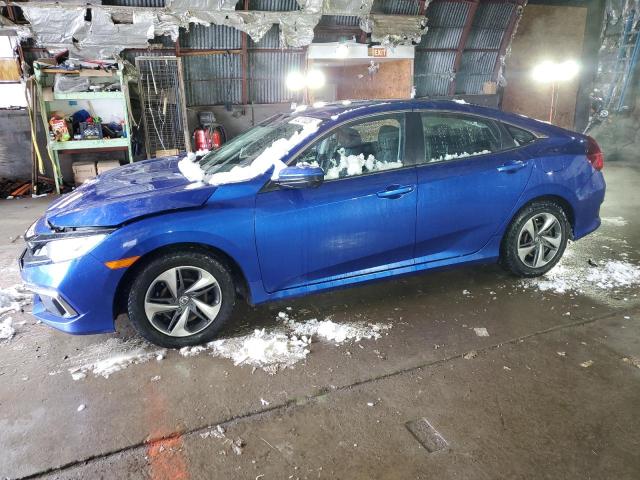 2HGFC2F67LH586934 - 2020 HONDA CIVIC LX BLUE photo 1