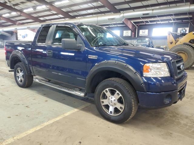 1FTPX14558FB27423 - 2008 FORD F150 BLUE photo 4