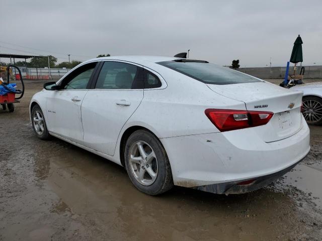 1G1ZB5ST0HF255223 - 2017 CHEVROLET MALIBU LS WHITE photo 2