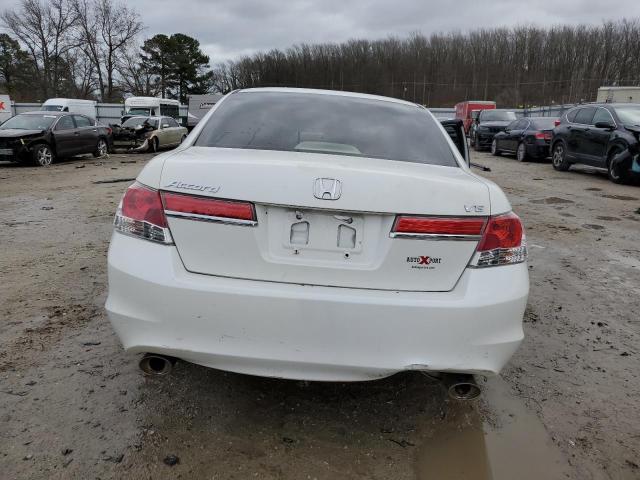 1HGCP3F75CA017164 - 2012 HONDA ACCORD EX WHITE photo 6