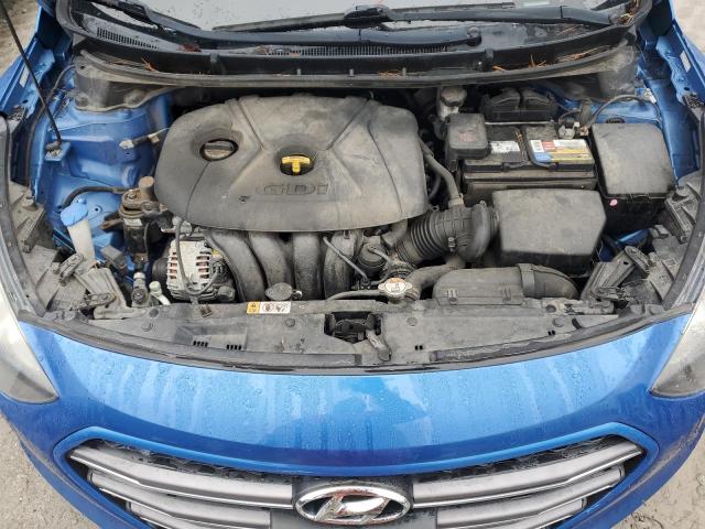 KMHD35LH1HU370445 - 2017 HYUNDAI ELANTRA GT BLUE photo 11