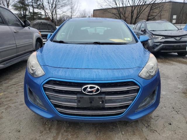 KMHD35LH1HU370445 - 2017 HYUNDAI ELANTRA GT BLUE photo 5