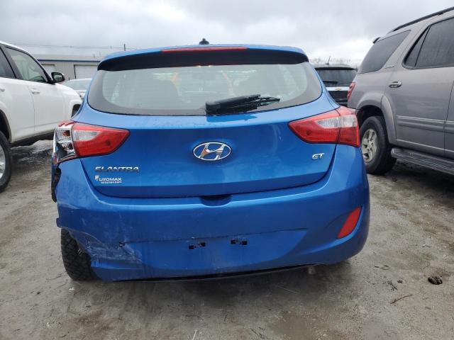 KMHD35LH1HU370445 - 2017 HYUNDAI ELANTRA GT BLUE photo 6