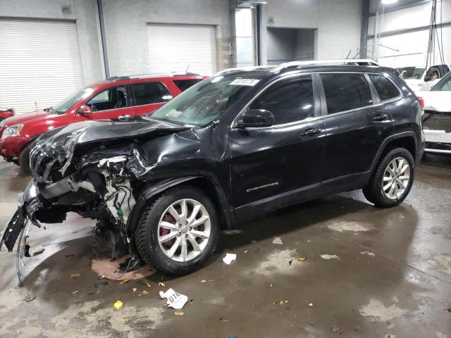 1C4PJMDS5EW275866 - 2014 JEEP CHEROKEE LIMITED BLACK photo 1