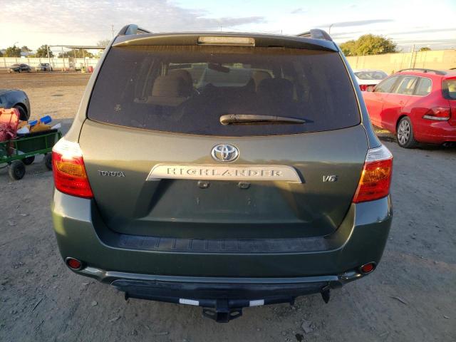 JTEDS41A682053839 - 2008 TOYOTA HIGHLANDER GREEN photo 6