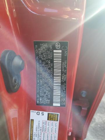 JTDZN3EUXHJ066146 - 2017 TOYOTA PRIUS V RED photo 12