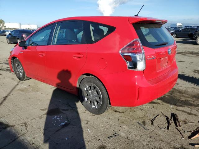 JTDZN3EUXHJ066146 - 2017 TOYOTA PRIUS V RED photo 2