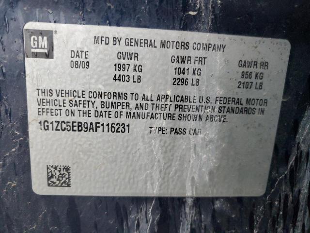 1G1ZC5EB9AF116231 - 2010 CHEVROLET MALIBU 1LT 蓝色 照片 13