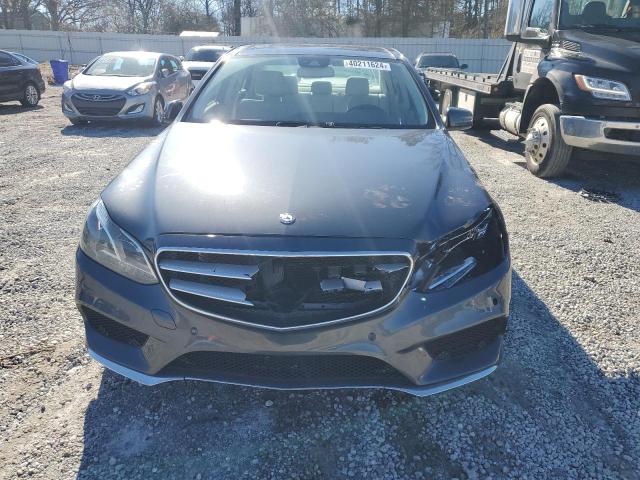 WDDHF5KBXEA832255 - 2014 MERCEDES-BENZ E 350 CHARCOAL photo 5