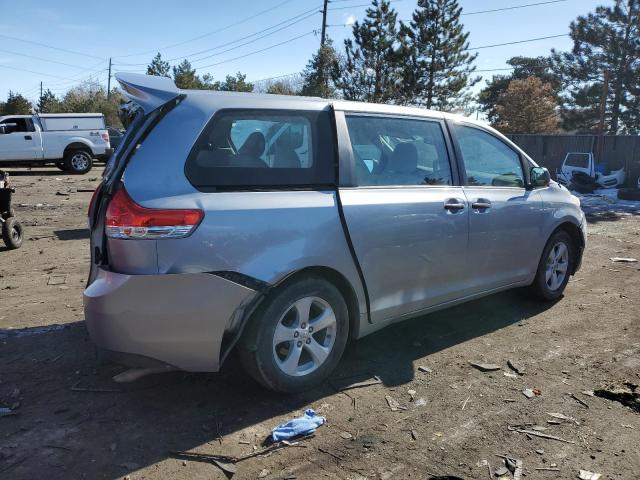 5TDZK3DC9BS058289 - 2011 TOYOTA SIENNA SILVER photo 3