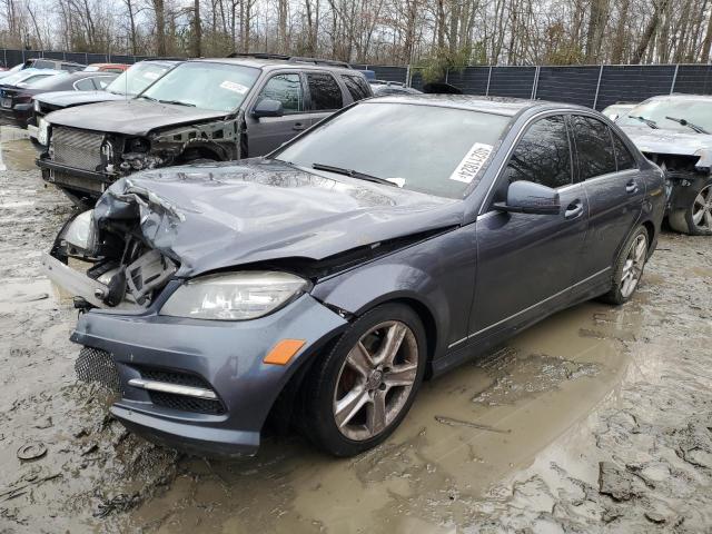 WDDGF8BB1BR133395 - 2011 MERCEDES-BENZ C 300 4MATIC GRAY photo 1