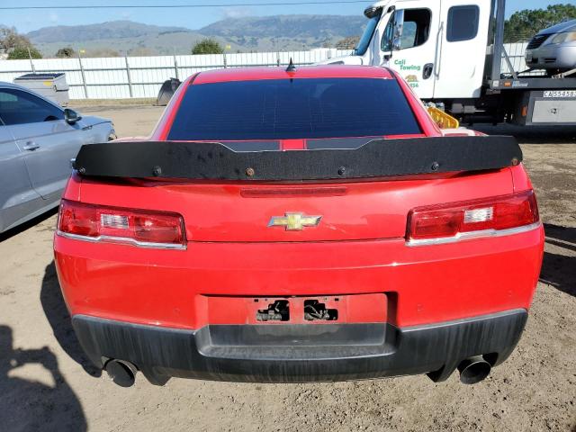 2G1FB1E39E9213113 - 2014 CHEVROLET CAMARO LT RED photo 6