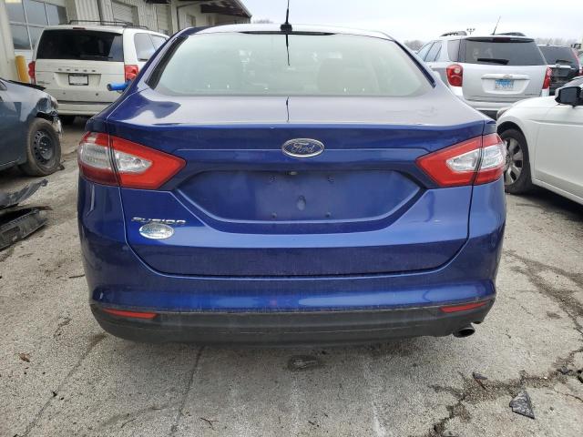 3FA6P0G7XFR212931 - 2015 FORD FUSION S BLUE photo 6