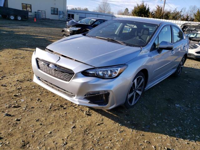 4S3GKAJ61K1600735 - 2019 SUBARU IMPREZA SPORT SILVER photo 1