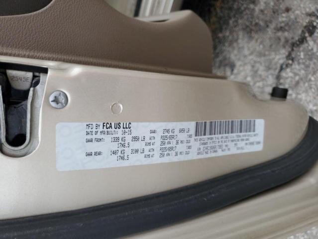 2C4RC1BG0GR173953 - 2016 CHRYSLER TOWN & COU TOURING GOLD photo 12