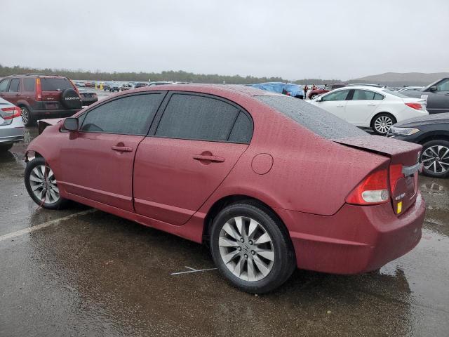 2HGFA1F50AH502151 - 2010 HONDA CIVIC LX RED photo 2