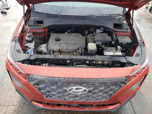 5NMS3CAD1KH060679 - 2019 HYUNDAI SANTA FE SEL ORANGE photo 12