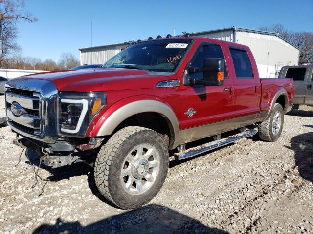 1FT7W2BT0DEB45872 - 2013 FORD F250 SUPER DUTY RED photo 1