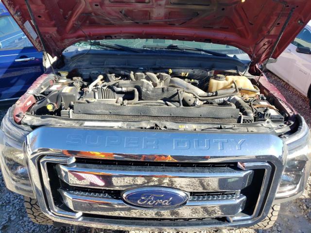 1FT7W2BT0DEB45872 - 2013 FORD F250 SUPER DUTY RED photo 11
