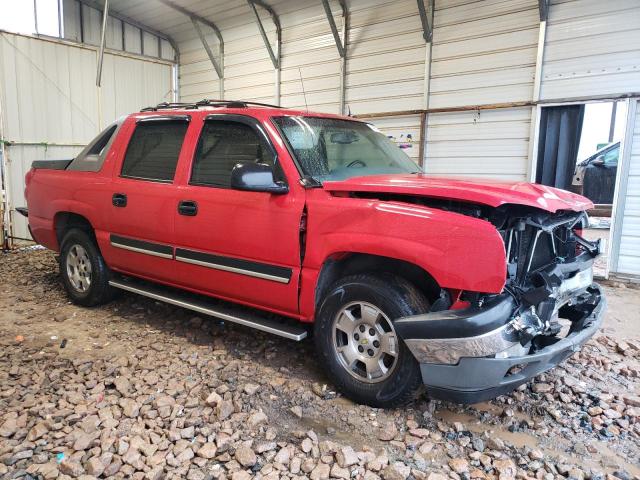 3GNEC12Z35G246047 - 2005 CHEVROLET AVALANCHE C1500 RED photo 4