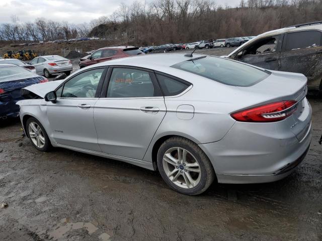 3FA6P0LU3JR133315 - 2018 FORD FUSION SE HYBRID GRAY photo 2