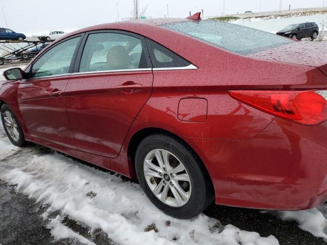 5NPEB4AC9EH905833 - 2014 HYUNDAI SONATA GLS RED photo 2