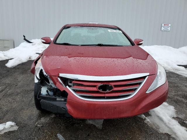 5NPEB4AC9EH905833 - 2014 HYUNDAI SONATA GLS RED photo 5