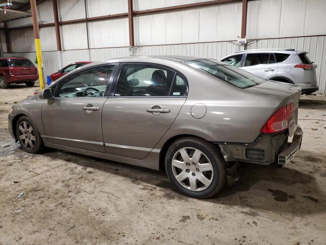 2HGFA16518H515629 - 2008 HONDA CIVIC LX GRAY photo 2