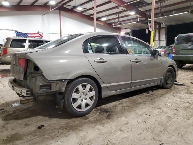 2HGFA16518H515629 - 2008 HONDA CIVIC LX GRAY photo 3