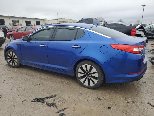 5XXGR4A67CG074887 - 2012 KIA OPTIMA SX BLUE photo 2