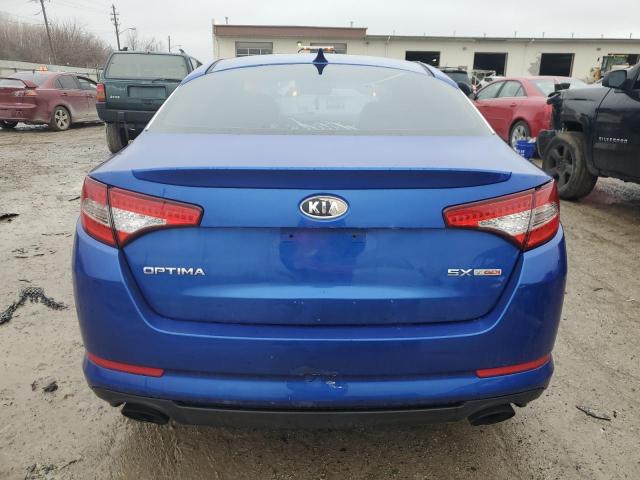 5XXGR4A67CG074887 - 2012 KIA OPTIMA SX BLUE photo 6