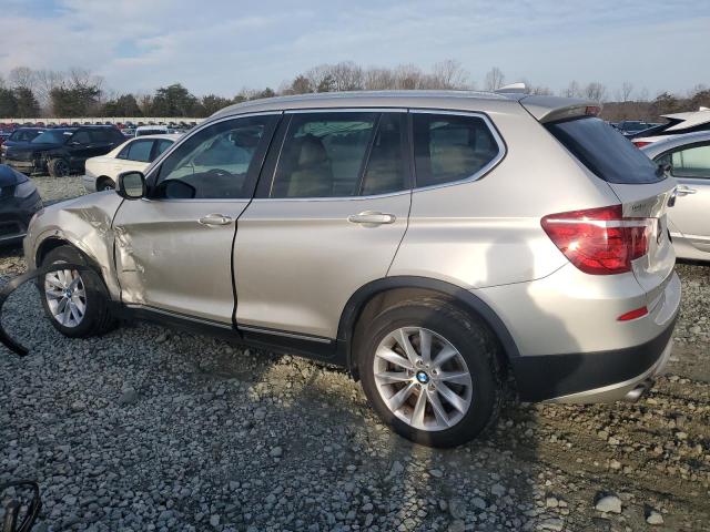 5UXWX9C55D0A11469 - 2013 BMW X3 XDRIVE28I SILVER photo 2