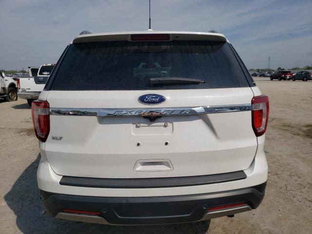 1FM5K7D88KGB35015 - 2019 FORD EXPLORER XLT WHITE photo 6