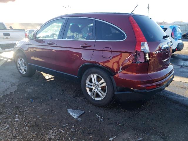 5J6RE4H74AL055644 - 2010 HONDA CR-V EXL RED photo 2