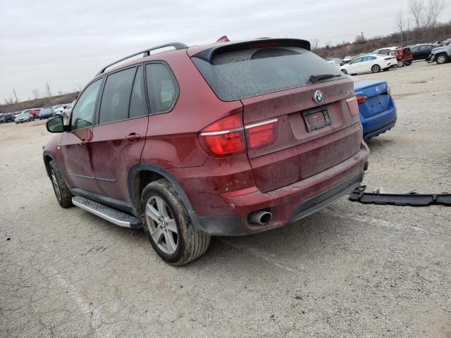 5UXZW0C56BL662646 - 2011 BMW X5 XDRIVE35D BURGUNDY photo 2