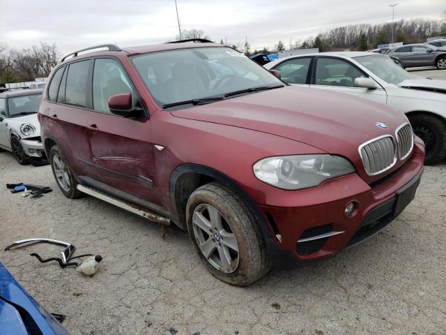 5UXZW0C56BL662646 - 2011 BMW X5 XDRIVE35D BURGUNDY photo 4