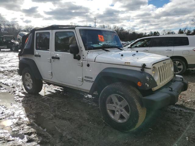 1C4BJWDG0GL324364 - 2016 JEEP WRANGLER U SPORT WHITE photo 4