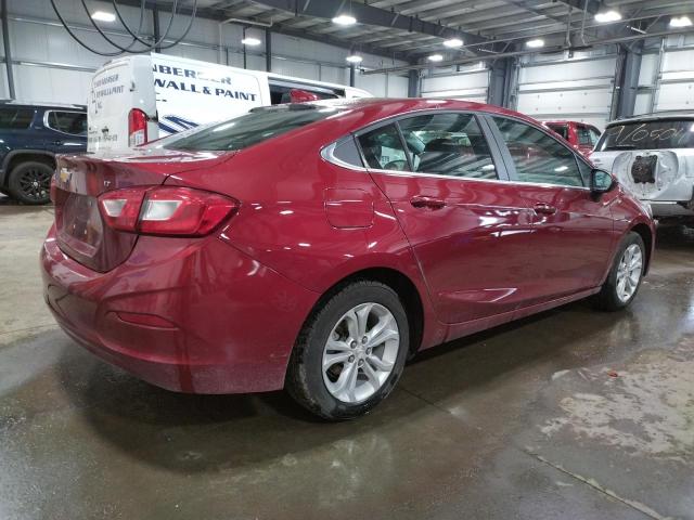 1G1BE5SM9K7142177 - 2019 CHEVROLET CRUZE LT BURGUNDY photo 3