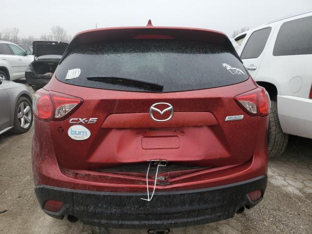 JM3KE2CE5D0118605 - 2013 MAZDA CX-5 TOURING RED photo 6