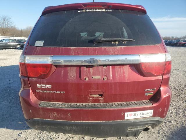 1C4RDHDG7DC659215 - 2013 DODGE DURANGO CREW MAROON photo 6