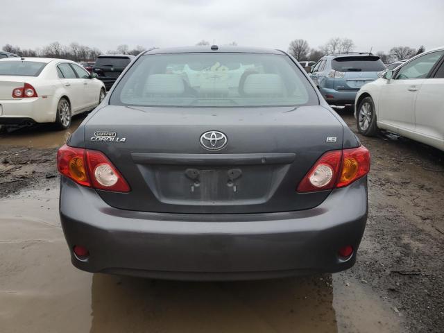 2T1BU40E79C179186 - 2009 TOYOTA COROLLA LE BASE GRAY photo 6