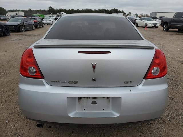 1G2ZH57N694147450 - 2009 PONTIAC G6 GT SILVER photo 6