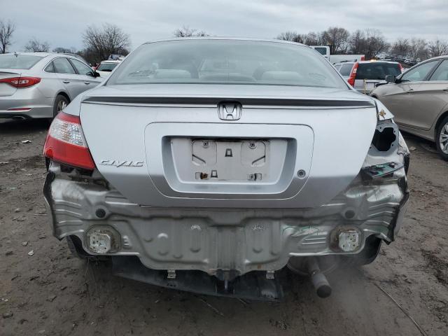 2HGFG12696H516523 - 2006 HONDA CIVIC LX SILVER photo 6