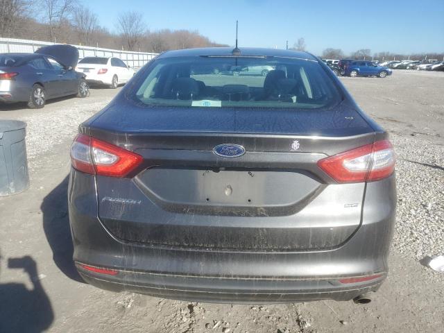 3FA6P0H79GR227422 - 2016 FORD FUSION SE GRAY photo 6