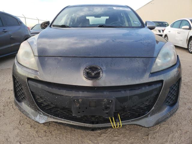 JM1BL1L79C1673527 - 2012 MAZDA 3 I GRAY photo 5