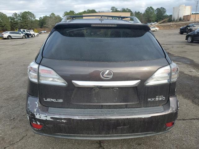 2T2BK1BA8AC052543 - 2010 LEXUS RX 350 BLACK photo 6