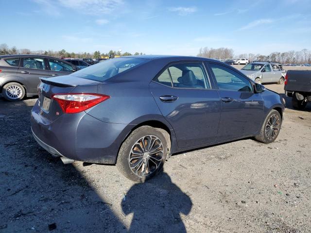 2T1BURHE5EC118611 - 2014 TOYOTA COROLLA L GRAY photo 3